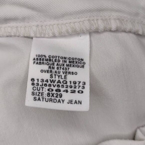 Polo Jeans Co. Ralph Lauren Men's Straight Leg Saturday Jean White Size 8x29 - Picture 7 of 8